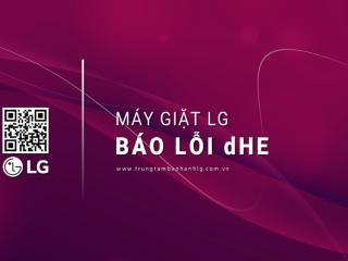 Máy giặt LG báo lỗi dHE